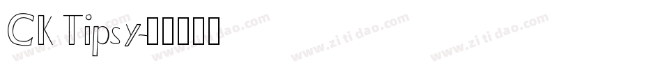 CK Tipsy字体转换